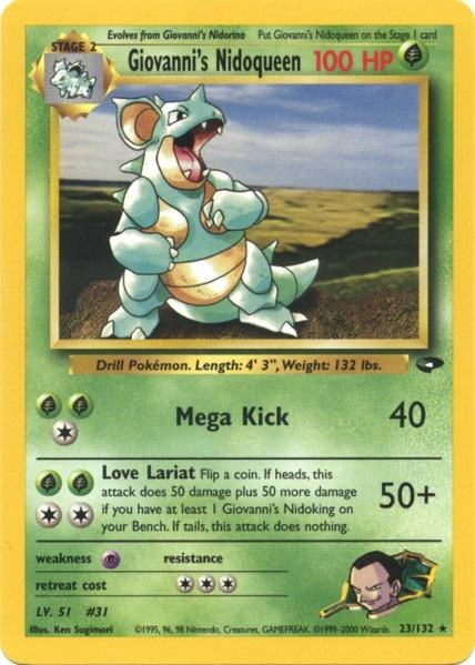 Giovanni's Nidoqueen (23/132) [Gym Challenge Unlimited] | Dragon's Lair Comics and Fantasy Houston TX