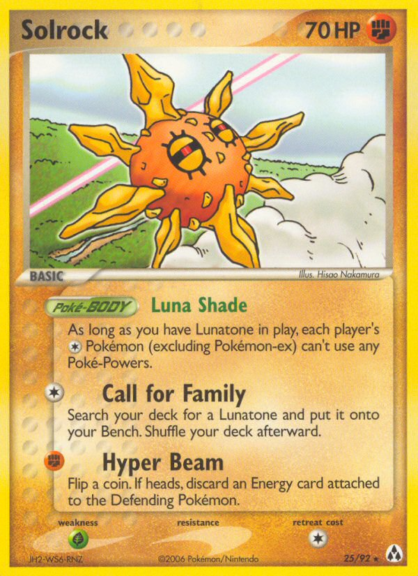 Solrock (25/92) [EX: Legend Maker] | Dragon's Lair Comics and Fantasy Houston TX
