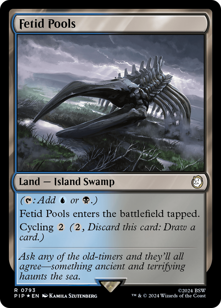Fetid Pools (Surge Foil) [Fallout] | Dragon's Lair Comics and Fantasy Houston TX