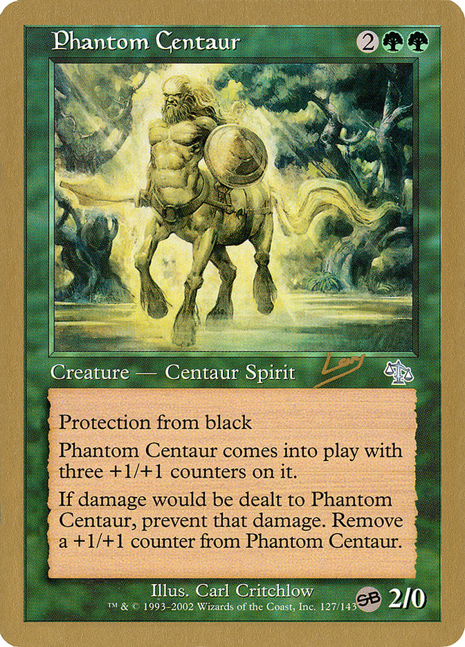 Phantom Centaur (Raphael Levy) (SB) [World Championship Decks 2002] | Dragon's Lair Comics and Fantasy Houston TX