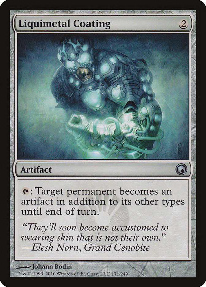 Liquimetal Coating [Scars of Mirrodin] | Dragon's Lair Comics and Fantasy Houston TX
