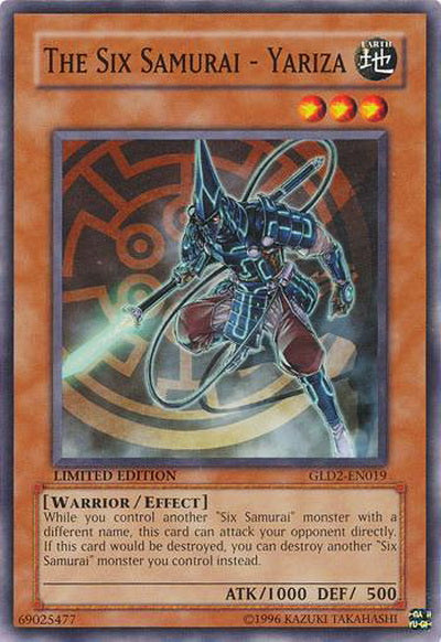 The Six Samurai - Yariza [GLD2-EN019] Common | Dragon's Lair Comics and Fantasy Houston TX