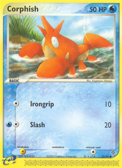 Corphish (53/97) [EX: Dragon] | Dragon's Lair Comics and Fantasy Houston TX