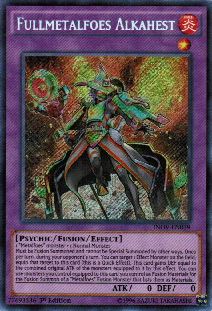 Fullmetalfoes Alkahest [INOV-EN039] Secret Rare | Dragon's Lair Comics and Fantasy Houston TX