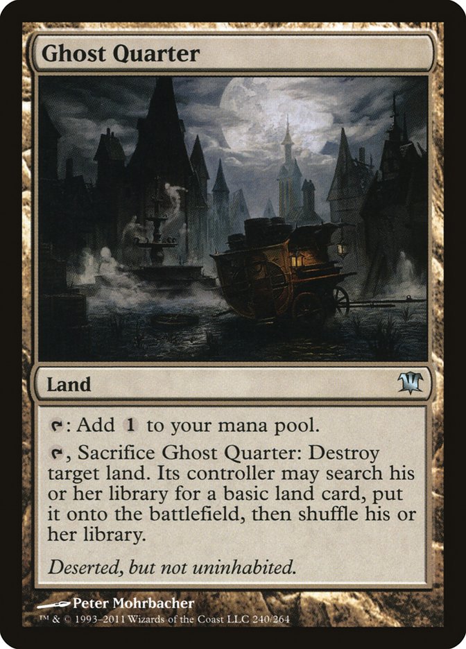 Ghost Quarter [Innistrad] | Dragon's Lair Comics and Fantasy Houston TX
