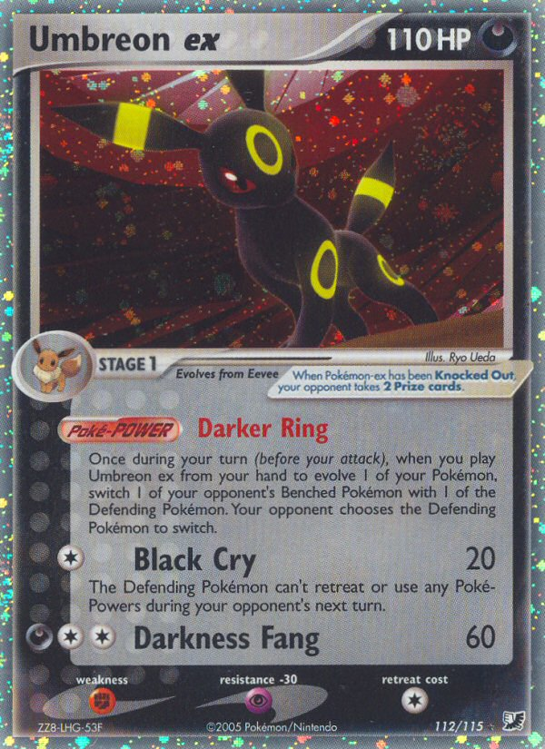 Umbreon ex (112/115) [EX: Unseen Forces] | Dragon's Lair Comics and Fantasy Houston TX