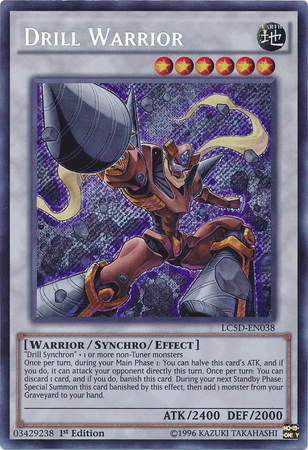 Drill Warrior [LC5D-EN038] Secret Rare | Dragon's Lair Comics and Fantasy Houston TX