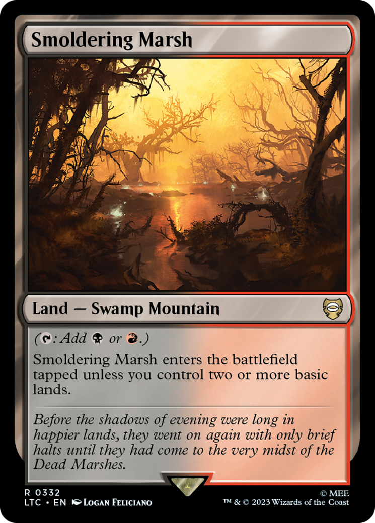 Smoldering Marsh [The Lord of the Rings: Tales of Middle-Earth Commander] | Dragon's Lair Comics and Fantasy Houston TX