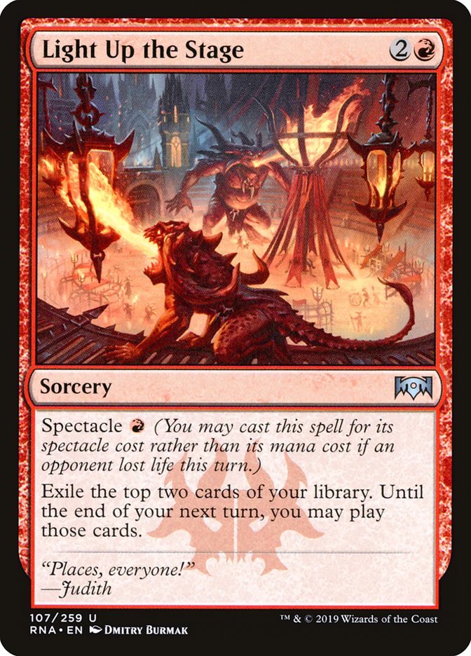 Light Up the Stage [Ravnica Allegiance] | Dragon's Lair Comics and Fantasy Houston TX