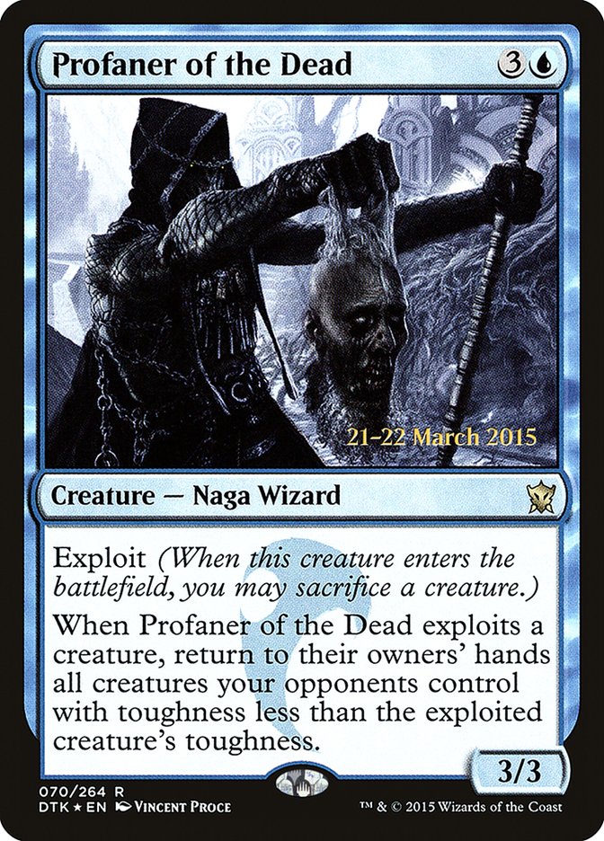 Profaner of the Dead [Dragons of Tarkir Prerelease Promos] | Dragon's Lair Comics and Fantasy Houston TX