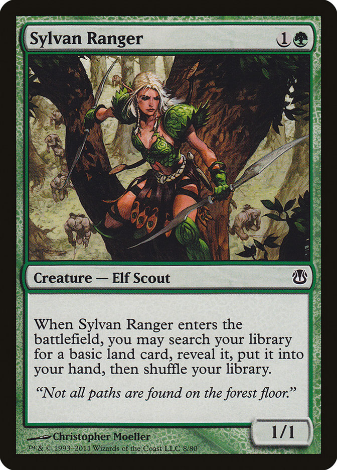 Sylvan Ranger [Duel Decks: Ajani vs. Nicol Bolas] | Dragon's Lair Comics and Fantasy Houston TX