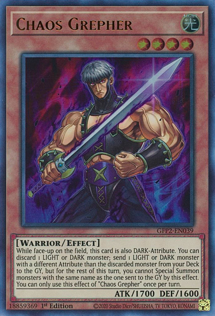 Chaos Grepher [GFP2-EN039] Ultra Rare | Dragon's Lair Comics and Fantasy Houston TX