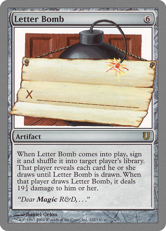 Letter Bomb [Unhinged] | Dragon's Lair Comics and Fantasy Houston TX