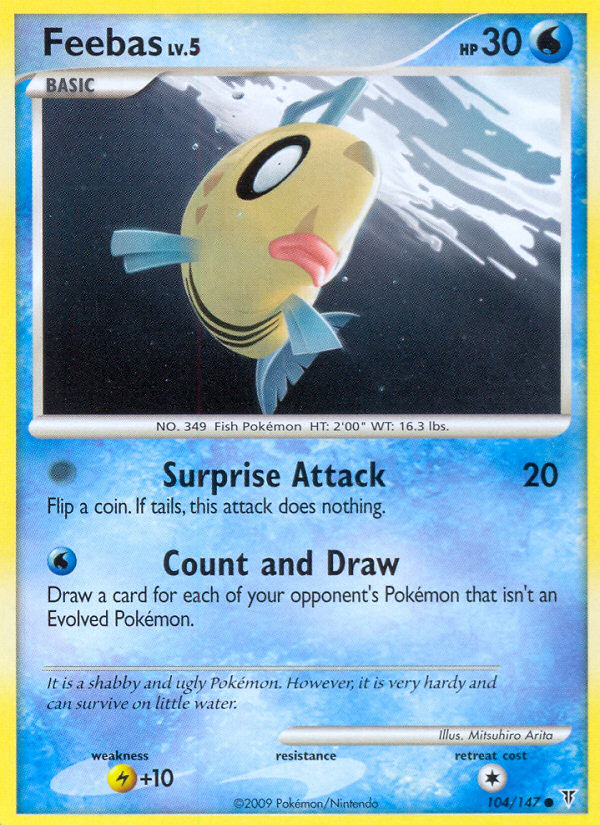 Feebas (104/147) [Platinum: Supreme Victors] | Dragon's Lair Comics and Fantasy Houston TX