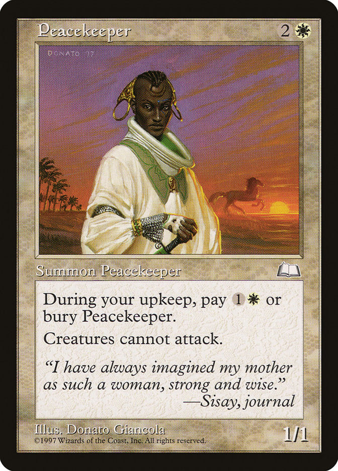 Peacekeeper [Weatherlight] | Dragon's Lair Comics and Fantasy Houston TX