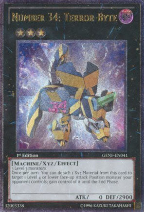 Number 34: Terror-Byte [GENF-EN041] Ultimate Rare | Dragon's Lair Comics and Fantasy Houston TX