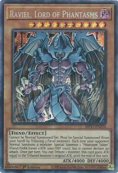 Raviel, Lord of Phantasms [MP21-EN254] Prismatic Secret Rare | Dragon's Lair Comics and Fantasy Houston TX