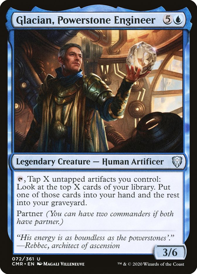 Glacian, Powerstone Engineer [Commander Legends] | Dragon's Lair Comics and Fantasy Houston TX