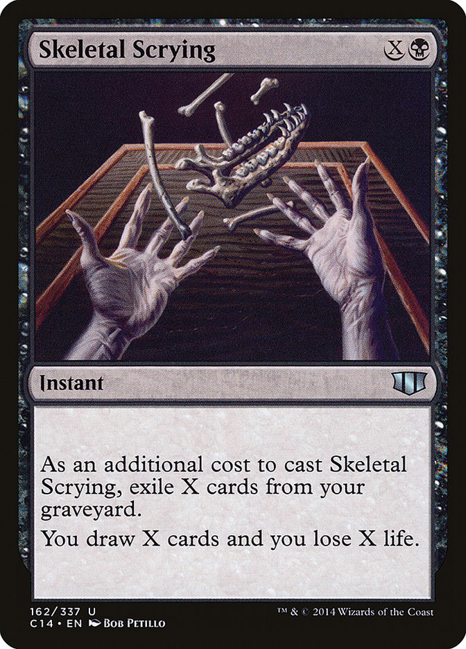 Skeletal Scrying [Commander 2014] | Dragon's Lair Comics and Fantasy Houston TX