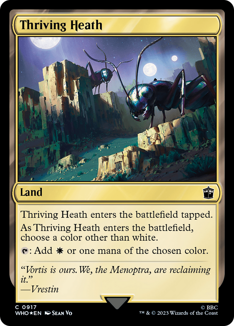 Thriving Heath (Surge Foil) [Doctor Who] | Dragon's Lair Comics and Fantasy Houston TX