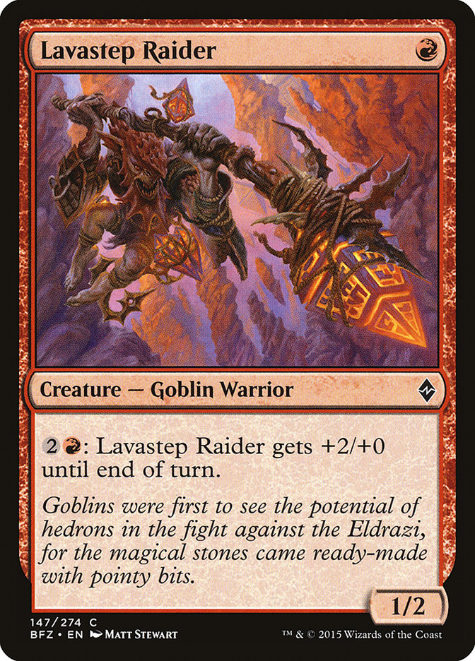 Lavastep Raider [Battle for Zendikar] | Dragon's Lair Comics and Fantasy Houston TX