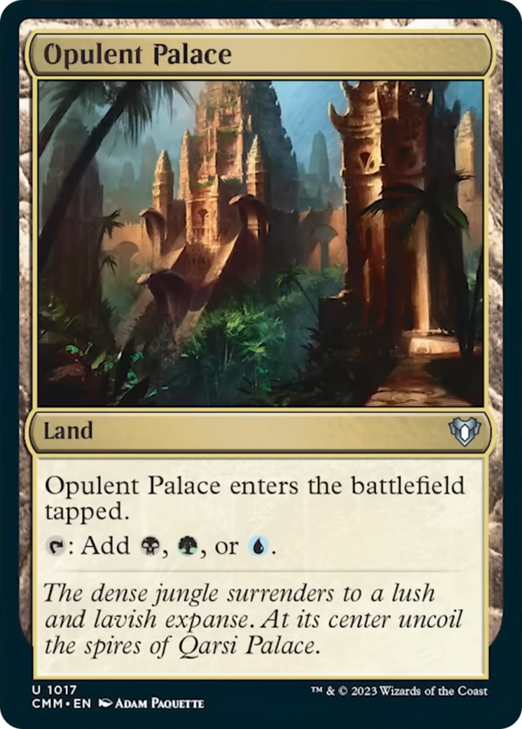 Opulent Palace [Commander Masters] | Dragon's Lair Comics and Fantasy Houston TX