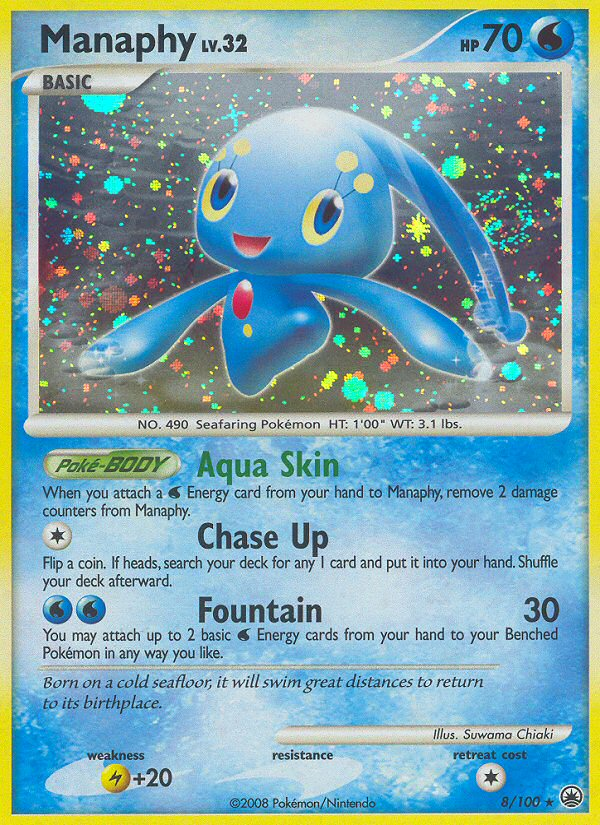 Manaphy (8/100) [Diamond & Pearl: Majestic Dawn] | Dragon's Lair Comics and Fantasy Houston TX