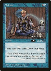 Meditate (4th Place) (Oversized) [Oversize Cards] | Dragon's Lair Comics and Fantasy Houston TX