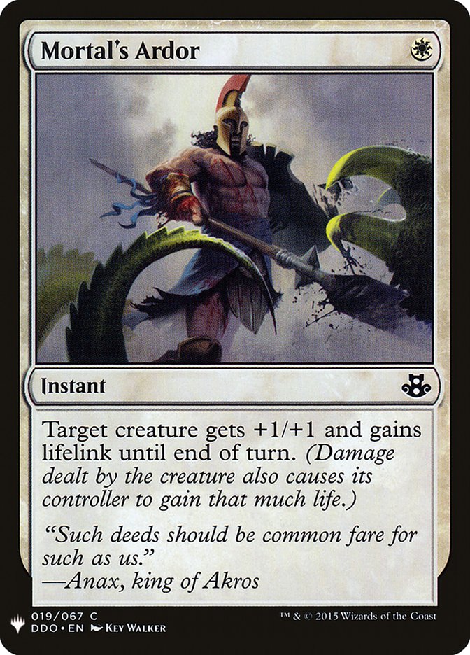 Mortal's Ardor [Mystery Booster] | Dragon's Lair Comics and Fantasy Houston TX