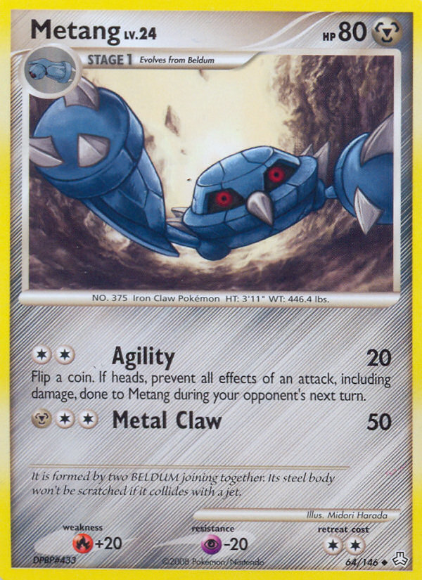 Metang (64/146) [Diamond & Pearl: Legends Awakened] | Dragon's Lair Comics and Fantasy Houston TX