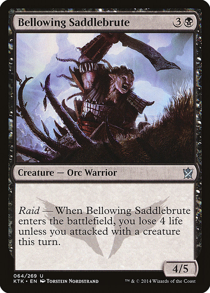Bellowing Saddlebrute [Khans of Tarkir] | Dragon's Lair Comics and Fantasy Houston TX