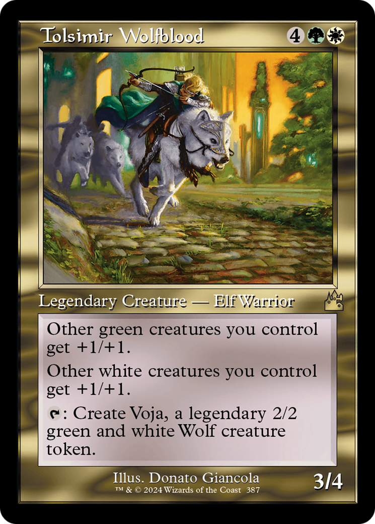 Tolsimir Wolfblood (Retro Frame) [Ravnica Remastered] | Dragon's Lair Comics and Fantasy Houston TX