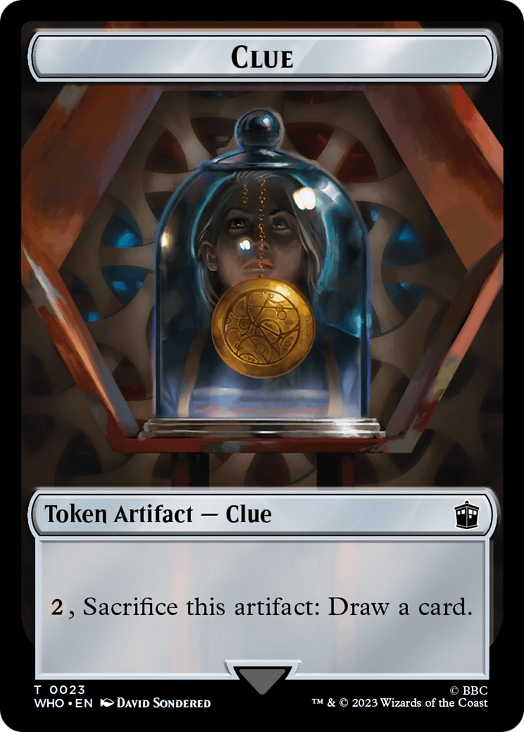 Dalek // Clue (0023) Double-Sided Token [Doctor Who Tokens] | Dragon's Lair Comics and Fantasy Houston TX