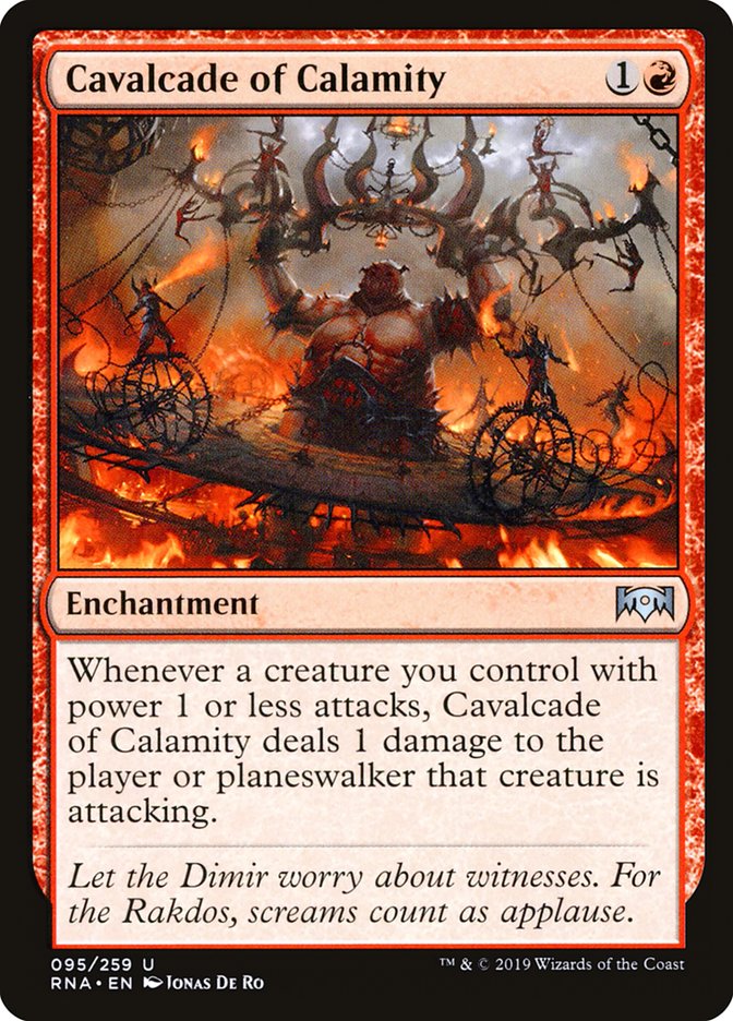 Cavalcade of Calamity [Ravnica Allegiance] | Dragon's Lair Comics and Fantasy Houston TX