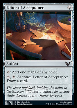 Letter of Acceptance [Strixhaven: School of Mages] | Dragon's Lair Comics and Fantasy Houston TX