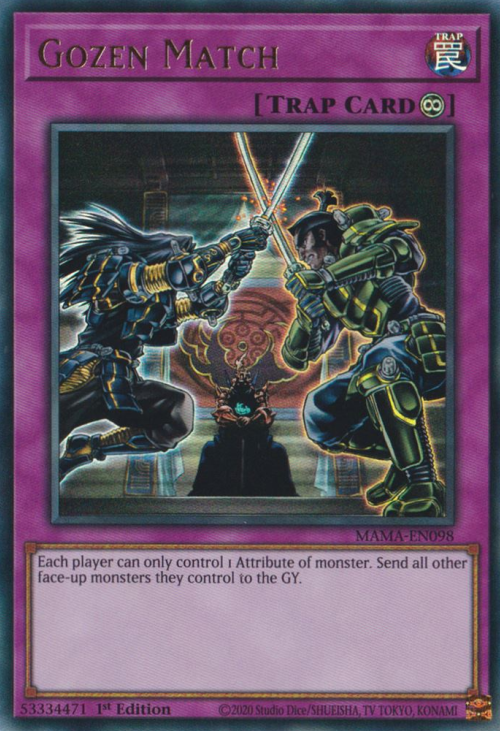 Gozen Match [MAMA-EN098] Ultra Rare | Dragon's Lair Comics and Fantasy Houston TX
