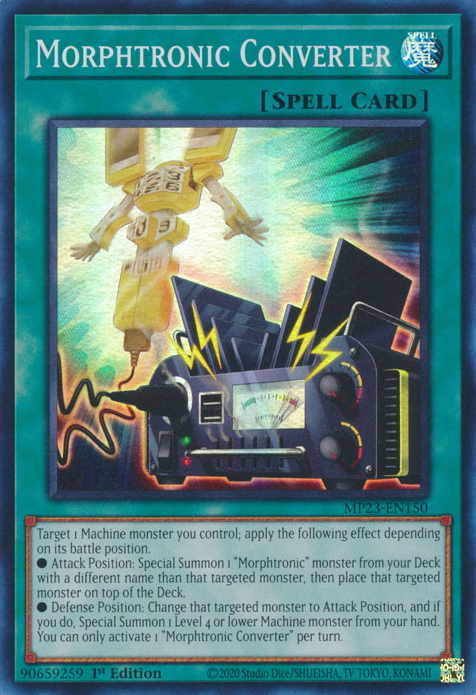 Morphtronic Converter [MP23-EN150] Super Rare | Dragon's Lair Comics and Fantasy Houston TX
