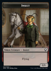 Soldier // Insect Double-Sided Token [Dominaria United Tokens] | Dragon's Lair Comics and Fantasy Houston TX