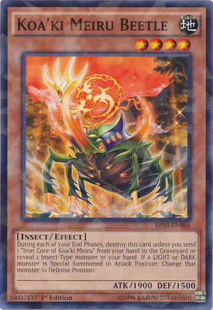 Koa'ki Meiru Beetle [BP03-EN066] Shatterfoil Rare | Dragon's Lair Comics and Fantasy Houston TX