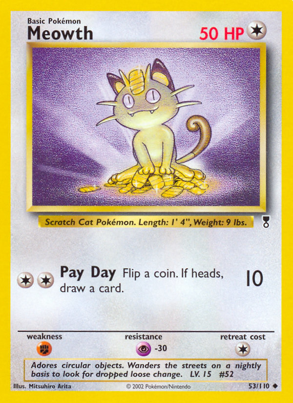 Meowth (53/110) [Legendary Collection] | Dragon's Lair Comics and Fantasy Houston TX