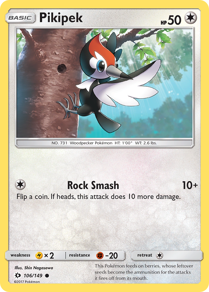 Pikipek (106/149) [Sun & Moon: Base Set] | Dragon's Lair Comics and Fantasy Houston TX