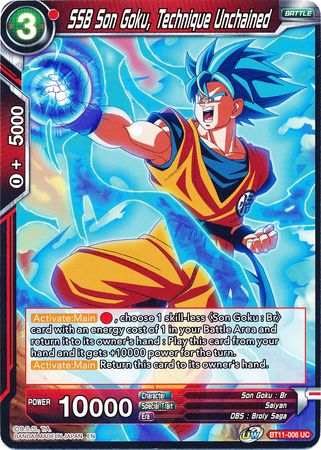 SSB Son Goku, Technique Unchained (BT11-006) [Vermilion Bloodline] | Dragon's Lair Comics and Fantasy Houston TX