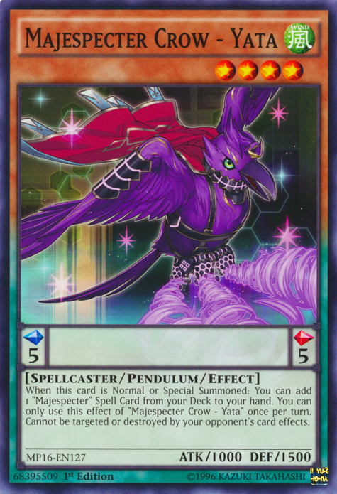 Majespecter Crow - Yata [MP16-EN127] Common | Dragon's Lair Comics and Fantasy Houston TX