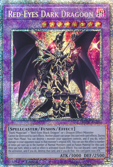 Red-Eyes Dark Dragoon [BROL-EN094] Starlight Rare | Dragon's Lair Comics and Fantasy Houston TX