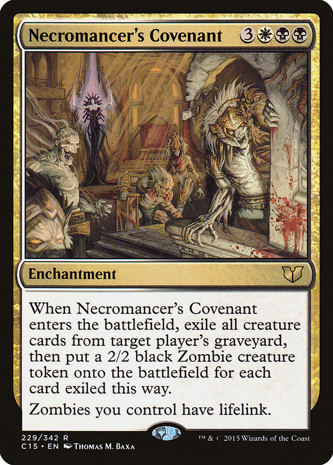 Necromancer's Covenant [Commander 2015] | Dragon's Lair Comics and Fantasy Houston TX
