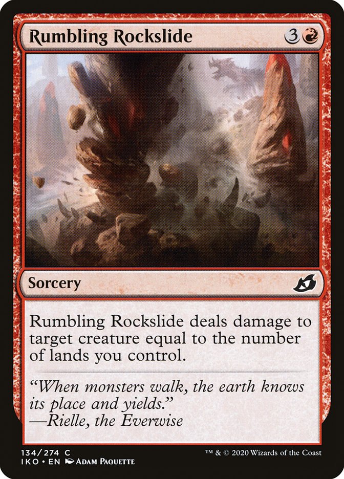 Rumbling Rockslide [Ikoria: Lair of Behemoths] | Dragon's Lair Comics and Fantasy Houston TX