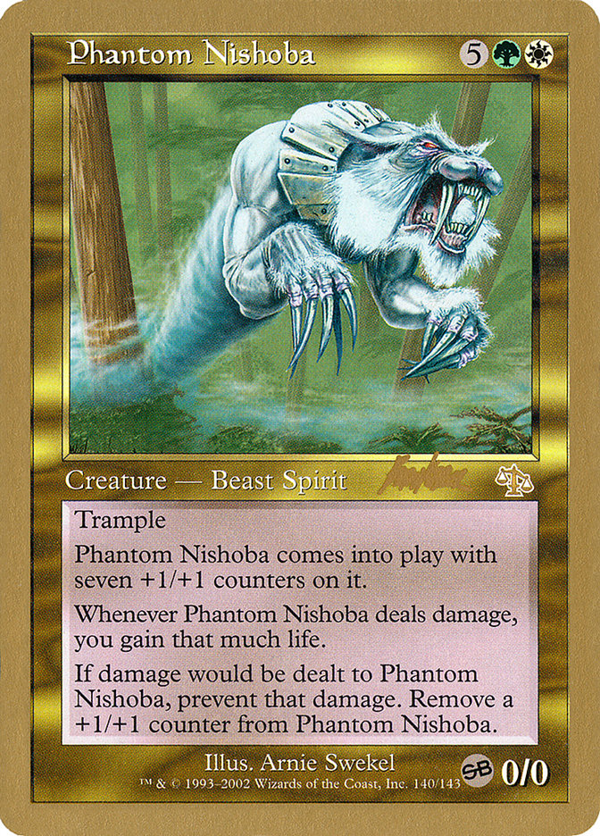 Phantom Nishoba (Brian Kibler) (SB) [World Championship Decks 2002] | Dragon's Lair Comics and Fantasy Houston TX