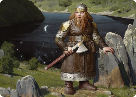 Mirrormere Guardian Art Card [The Lord of the Rings: Tales of Middle-earth Art Series] | Dragon's Lair Comics and Fantasy Houston TX