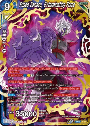 Fused Zamasu, Exterminating Force (BT16-129) [Realm of the Gods] | Dragon's Lair Comics and Fantasy Houston TX