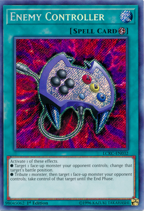 Enemy Controller [LCKC-EN032] Secret Rare | Dragon's Lair Comics and Fantasy Houston TX